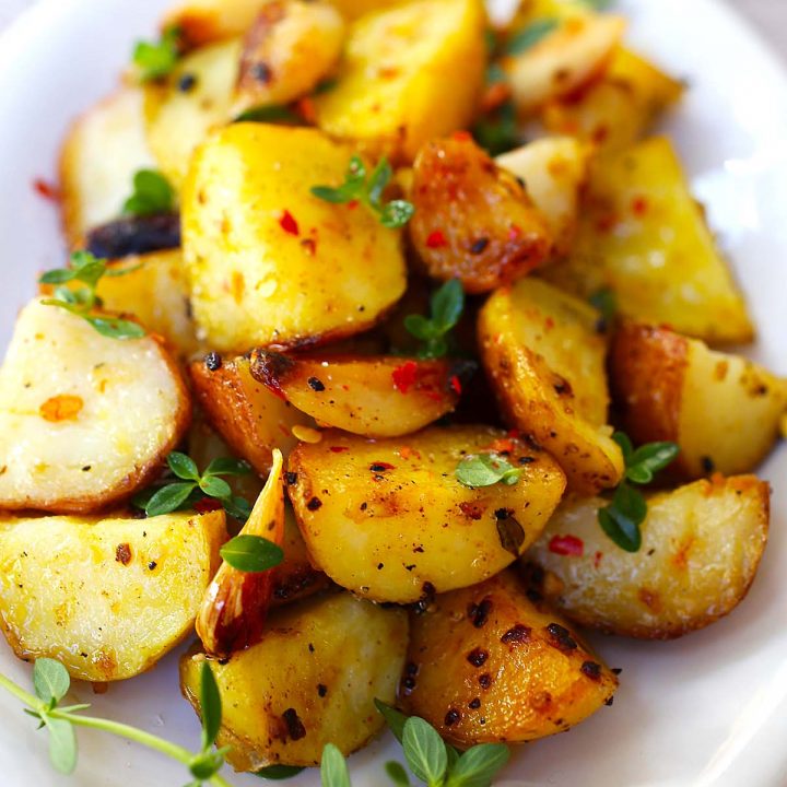 Butter-Garlic Roasted Potatoes