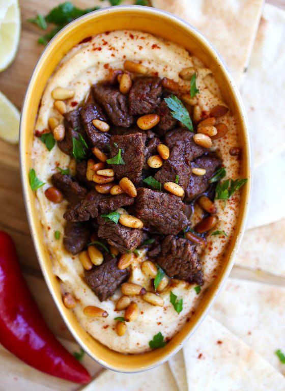 Hummus with Beef