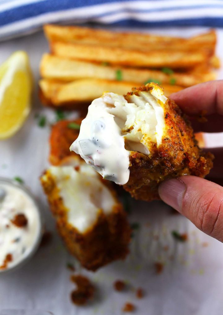 Fish Finger Making Crispy Fish Fingers