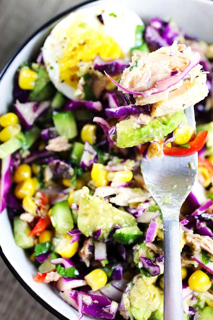 Healthy Mediterranean Tuna Salad