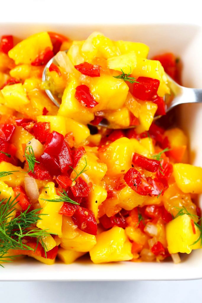 Mango and Ginger Salsa - Guss Cooks