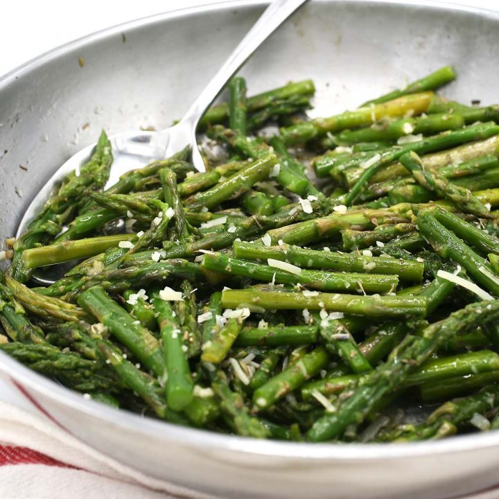Garlic Parmesan asparagus