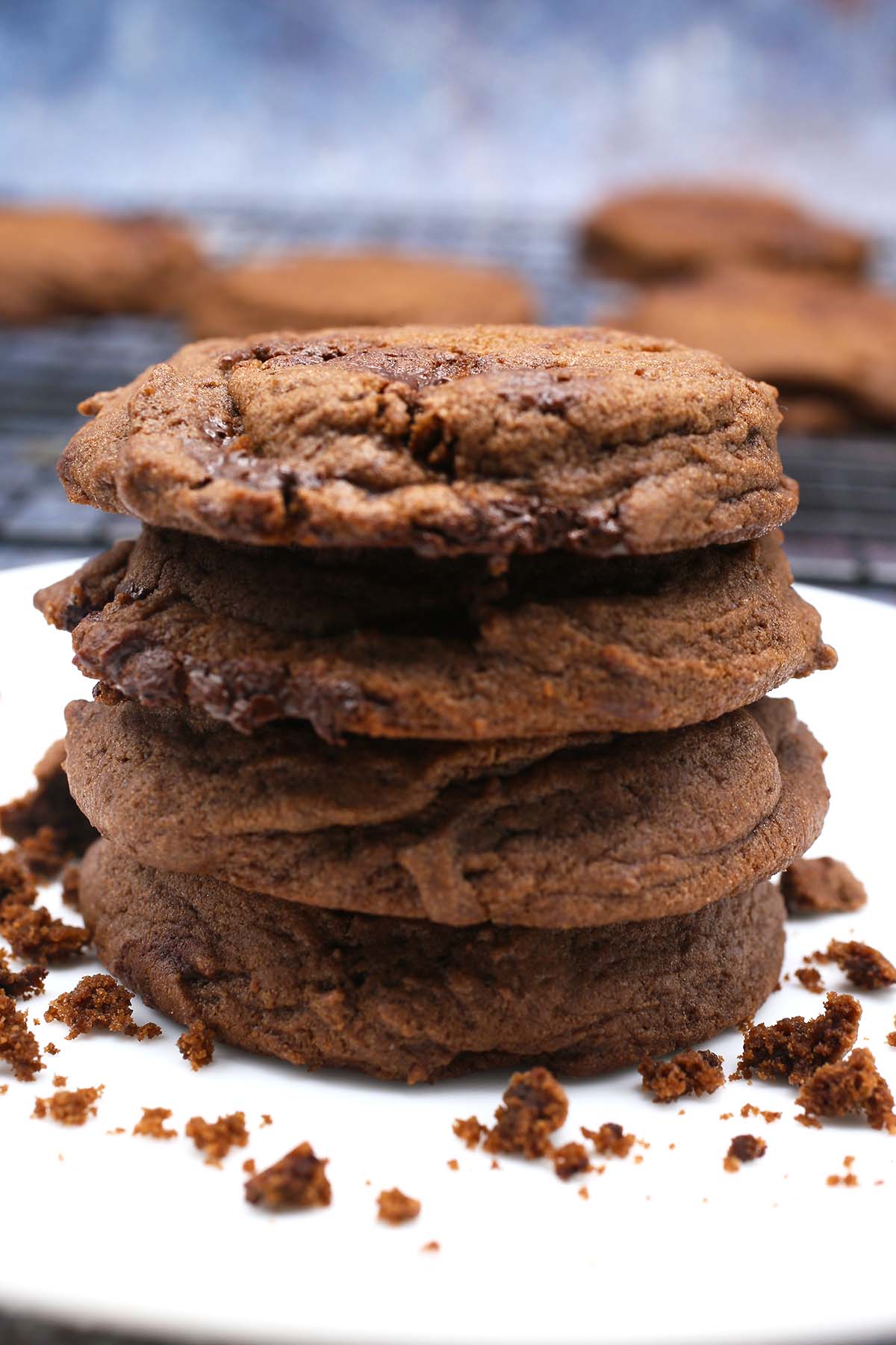 Dark Chocolate Cookies Guss Cooks