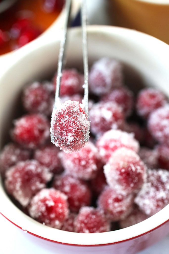 Sugared cranberries