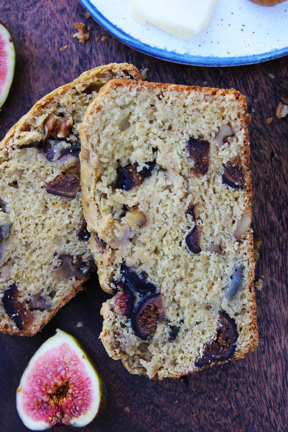Fig and Walnut Cake Loaf