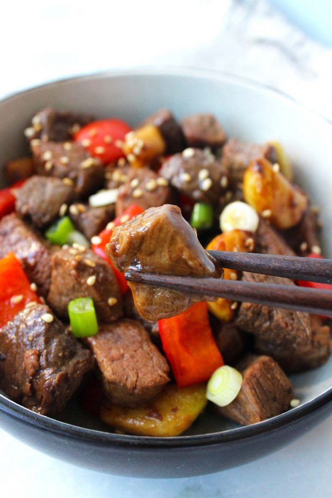 Beef Stir Fry with vegetables.